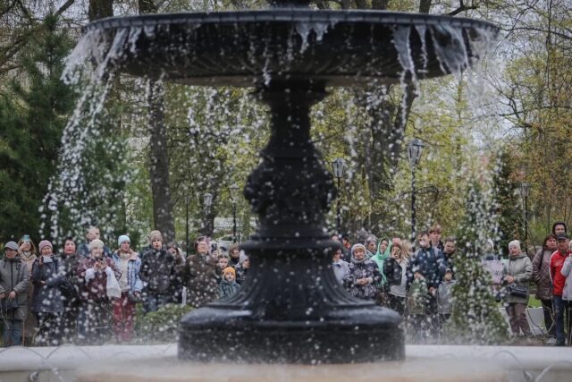 В Рыбинске провели техническое обслуживание всех фонтанов