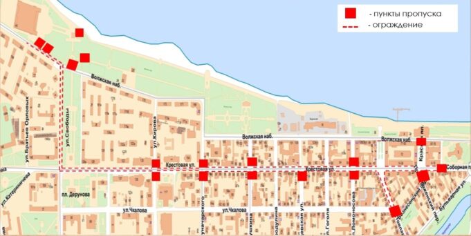 9 мая в Рыбинске временно запретят движение транспорта в центре и усилят меры безопасности