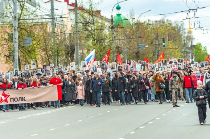 Рыбинск встретил 80-летие Великой Победы