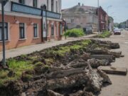 На улице Чкалова в Рыбинске возобновилм ремонтные работы