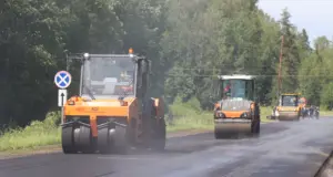 На трассе Сергиев Посад – Калязин – Рыбинск – Череповец продолжается масштабный ремонт