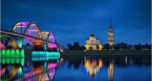 В Рыбинске подсветят мост через Волгу