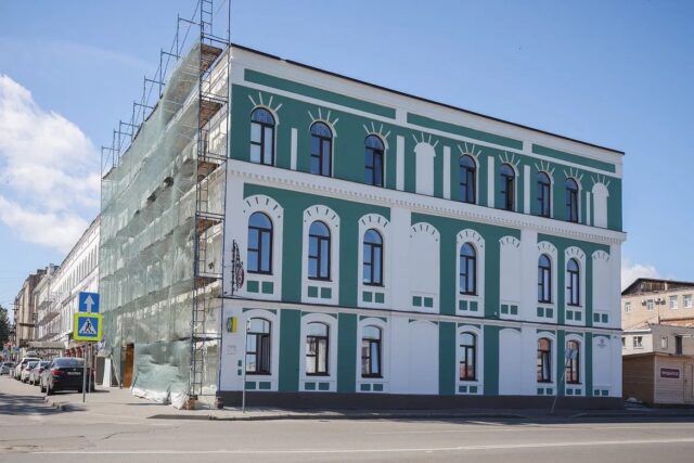 Фасады в центре Рыбинска приводят в порядок