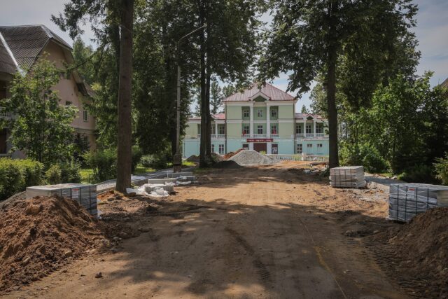 В Рыбинске начался ремонт дороги к музею Советской эпохи