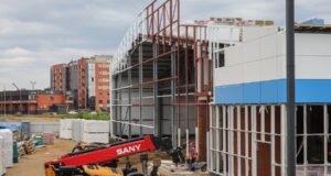 В Рыбинске продолжается строительство ледовой арены