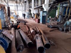 Старый котел в котельной Веретье полностью демонтирован