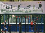 На Слипе появилась умная спортивная площадка