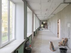 Капитальный ремонт в школе №17 в Рыбинске продолжается