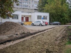 В Рыбинске начался ремонт тротуара на улице Черепанова