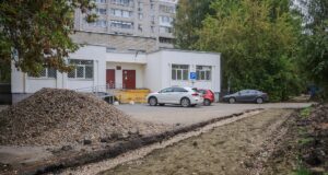 В Рыбинске начался ремонт тротуара на улице Черепанова