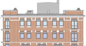 На Волжской набережной в Рыбинске строят трехэтажную гостиницу