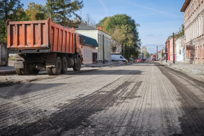 В Рыбинске завершают ремонт улицы Чкалова