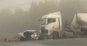 Под Рыбинском произошло ДТП с участием грузовика и легковой машины