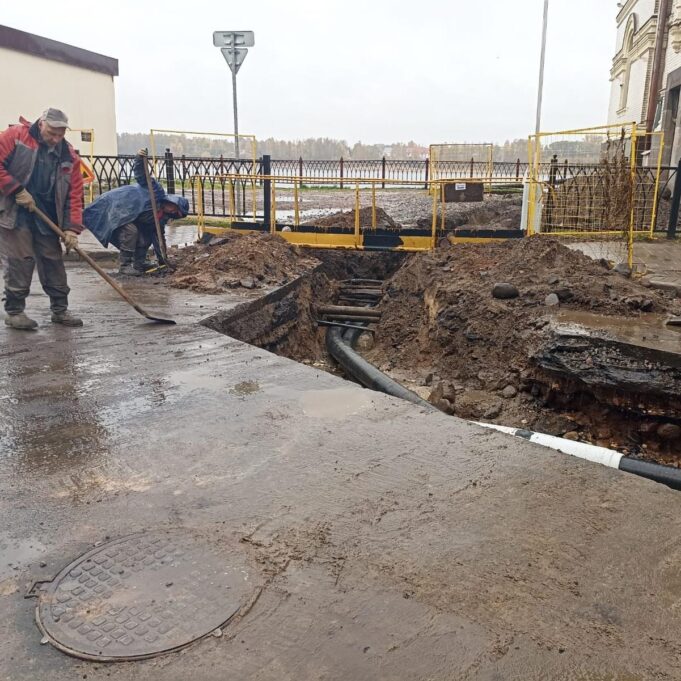Рыбинская генерация закончила работы по замене участка теплотрассы в районе музея-заповедника