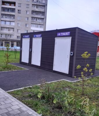 Когда же в парке на Суркова заработает туалет?