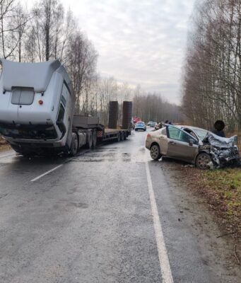 На автодороге Рыбинск-Глебово произошло смертельное ДТП