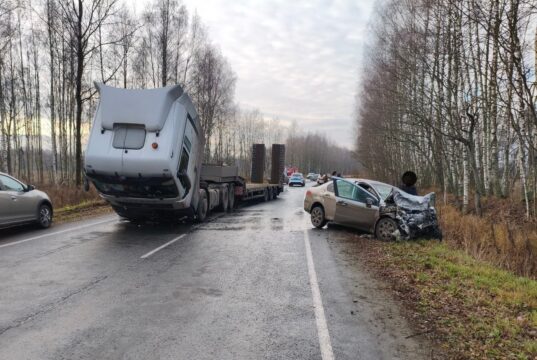 На автодороге Рыбинск-Глебово произошло смертельное ДТП