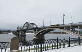 Мост в Рыбинске засияет к новогодним праздникам