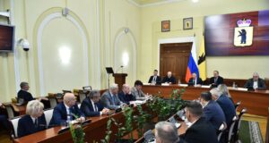 Михаил Евраев и члены фракции «Единая Россия» областной Думы обсудили проект регионального бюджета