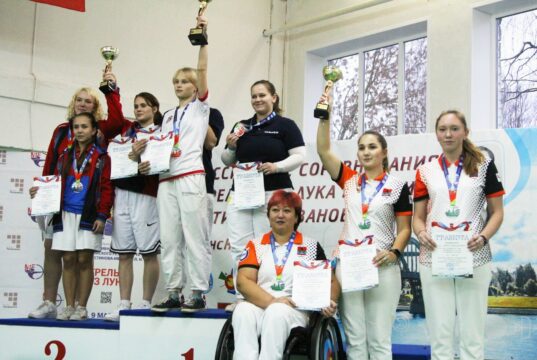 Личные и командные награды завоевали лучники из Рыбинска в родном городе