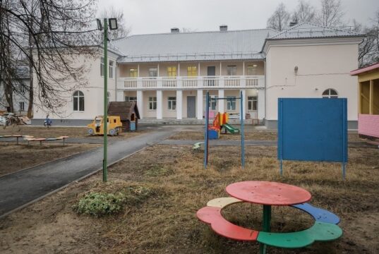 В Рыбинске завершается капитальный ремонт детского сада №52 в Переборах