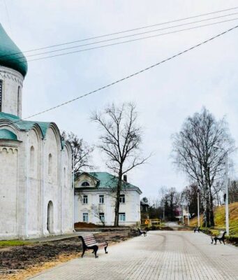 В Переславле-Залесском завершается первый этап создания пешеходной зоны