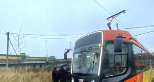 В Дзержинском районе Ярославля началась обкатка новых трамвайных путей