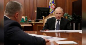 Михаил Евраев встретился с президентом России Владимиром Путиным