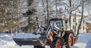 В Волжском парке вовсю идёт подготовка к Масленице