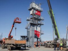 В Рыбинске стоят современный асфальтобетонный завод