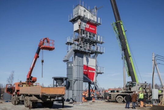 В Рыбинске стоят современный асфальтобетонный завод