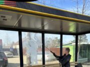 В рамках месячника чистоты в Рыбинске приводят в порядок городские остановки