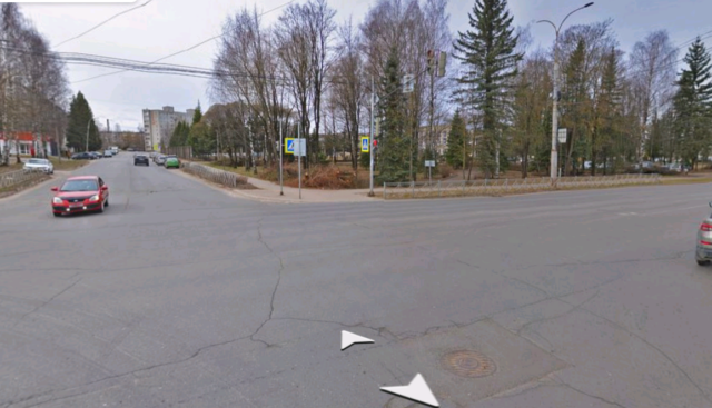 Тротуар в районе СК «Метеор» сделают в плитке