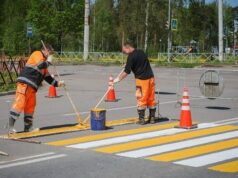 В Рыбинске приступили к разметке дорог