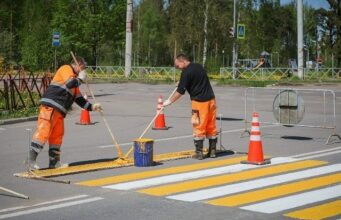 В Рыбинске приступили к разметке дорог