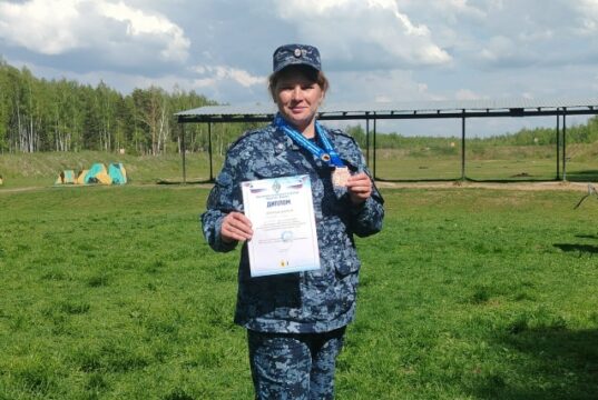 Сотрудница УФСИН Рыбинска стала призером областных соревнований по стрельбе