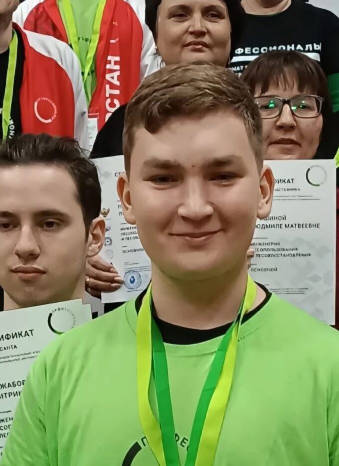 Золото за лесовосстановление: студент из Рыбинска победил на чемпионате «Профессионалы»