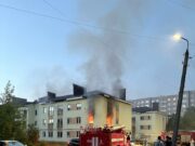 В Рыбинске вновь произошел пожар в одном из домов под расселение на улице Щепкина
