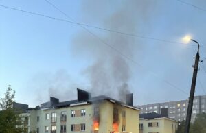 В Рыбинске вновь произошел пожар в одном из домов под расселение на улице Щепкина