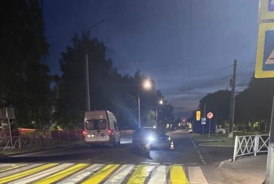 В Рыбинске произошло ДТП с участием несовершеннолетнего мотоциклиста