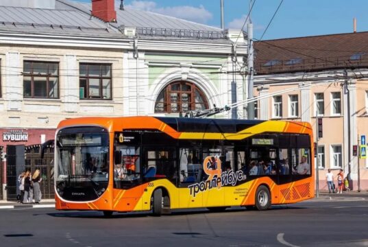 На линии в Рыбинске выйдут современные троллейбусы