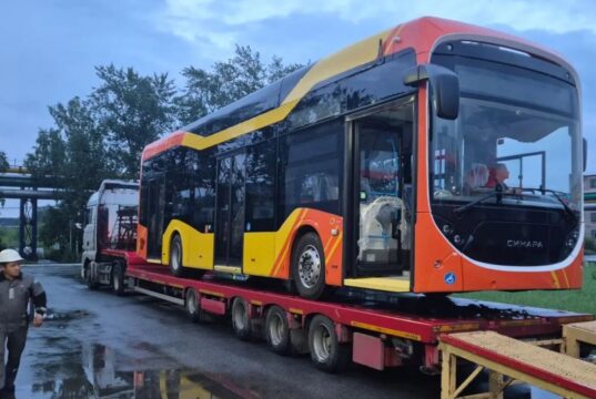 В Ярославль после обкатки направлен первый троллейбус марки «Синара»