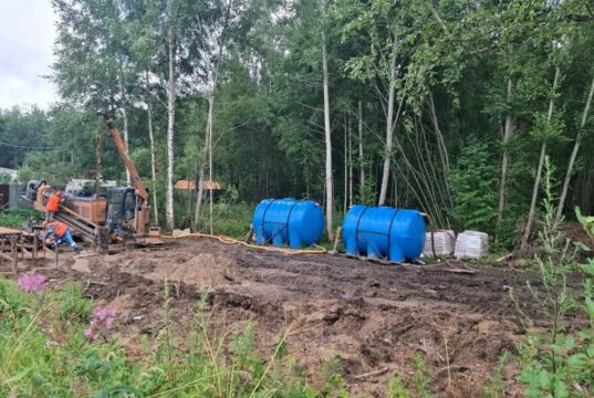 Новый водопровод строят в Рыбинском округе по нацпроекту
