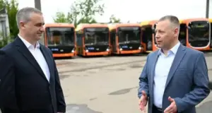Михаил Евраев осмотрел новые троллейбусы на площадке «Яргорэлектротранса»