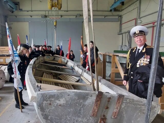 В Рыбинске восстановили парусную шлюпку ЯЛ‑6 для Клуба юных моряков имени Евгения Коврижных