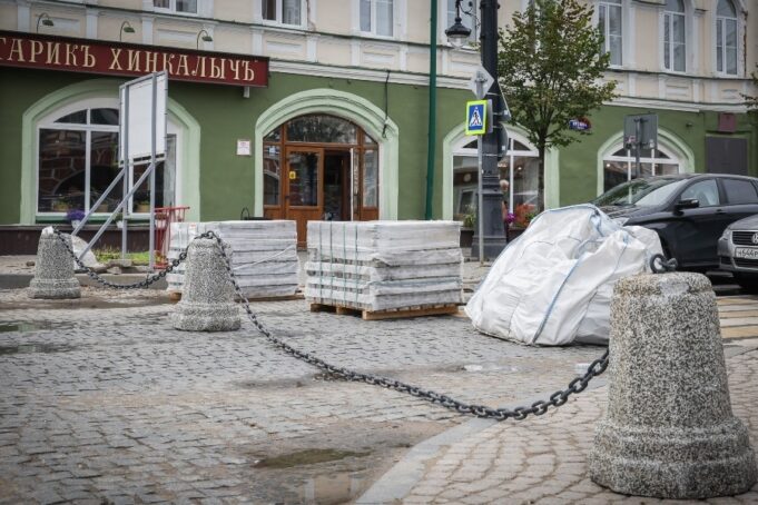 В Рыбинске временно ограничили движение машин в центре города