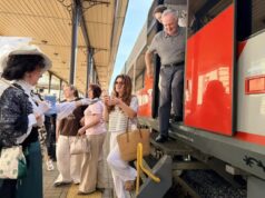 В день города в Рыбинск впервые прибыла «Ласточка»