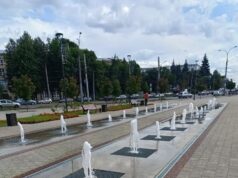 Фонтан на площади Жукова в Рыбинске наконец‑то починили