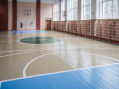 В Рыбинске обновили спортзал в школе №28