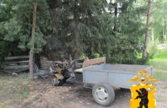 Под Рыбинском пожилой мужчина уничтожил мотоблок соседа